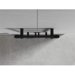 Mexen Mars Fürdöszobai radiátor 700 x 400 mm, 238 W, fekete - W110-0700-400-00-70 Törölközö száritó radiátor Törölközö száritó radiátor Fürdöszobai radiátor