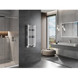 Mexen Mars Fürdöszobai radiátor 900 x 400 mm, 309 W, fehér - W110-0900-400-00-20 Törölközö száritó radiátor Törölközö száritó radiátor Fürdöszobai radiátor