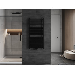 Mexen Mars Fürdöszobai radiátor 1200 x 600 mm, 617 W, fekete - W110-1200-600-00-70 Törölközö száritó radiátor Törölközö száritó radiátor Fürdöszobai radiátor