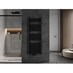 Mexen Mars Fürdöszobai radiátor 1500 x 500 mm, 626 W, fekete - W110-1500-500-00-70 Törölközö száritó radiátor Törölközö száritó radiátor Fürdöszobai radiátor