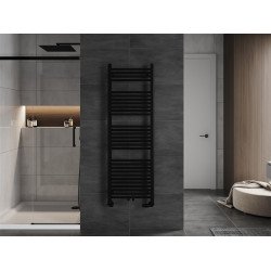 Mexen Mars Fürdöszobai radiátor 1500 x 500 mm, 626 W, fekete - W110-1500-500-00-70 Törölközö száritó radiátor Törölközö száritó radiátor Fürdöszobai radiátor