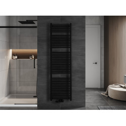 Mexen Mars Fürdöszobai radiátor 1800 x 500 mm, 814 W, fekete - W110-1800-500-00-70 Törölközö száritó radiátor Törölközö száritó radiátor Fürdöszobai radiátor