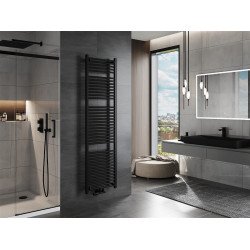 Mexen Mars Fürdöszobai radiátor 1800 x 500 mm, 814 W, fekete - W110-1800-500-00-70 Törölközö száritó radiátor Törölközö száritó radiátor Fürdöszobai radiátor Fürdöszobai radiátor 493834 Mexen