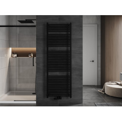 Mexen Mars Fürdöszobai radiátor 1800 x 600 mm, 953 W, fekete - W110-1800-600-00-70 Törölközö száritó radiátor Törölközö száritó radiátor Fürdöszobai radiátor