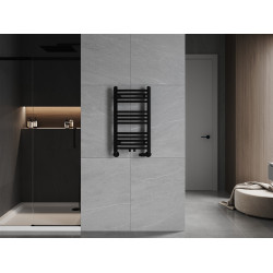 Mexen Ares Fürdöszobai radiátor 700 x 400 mm, 240 W, fekete - W102-0700-400-00-70 Törölközö száritó radiátor Törölközö száritó radiátor Fürdöszobai radiátor