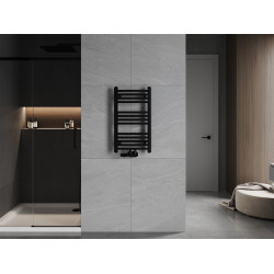Mexen Ares Fürdöszobai radiátor 700 x 400 mm, 240 W, fekete - W102-0700-400-00-70 Törölközö száritó radiátor Törölközö száritó radiátor Fürdöszobai radiátor