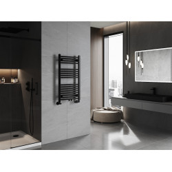 Mexen Ares Fürdöszobai radiátor 900 x 500 mm, 372 W, fekete - W102-0900-500-00-70 Törölközö száritó radiátor Törölközö száritó radiátor Fürdöszobai radiátor