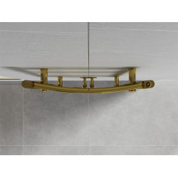 Mexen Ares Fürdöszobai radiátor 1200 x 500 mm, 420 W, arany - W102-1200-500-00-50 Törölközö száritó radiátor Törölközö száritó radiátor Fürdöszobai radiátor