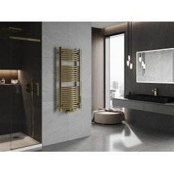Mexen Ares Fürdöszobai radiátor 1200 x 500 mm, 420 W, arany - W102-1200-500-00-50 Törölközö száritó radiátor Törölközö száritó radiátor Fürdöszobai radiátor