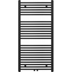 Mexen Ares Fürdöszobai radiátor 1200 x 600 mm, 620 W, fekete - W102-1200-600-00-70 Törölközö száritó radiátor Törölközö száritó radiátor Fürdöszobai radiátor