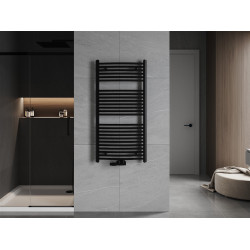 Mexen Ares Fürdöszobai radiátor 1200 x 600 mm, 620 W, fekete - W102-1200-600-00-70 Törölközö száritó radiátor Törölközö száritó radiátor Fürdöszobai radiátor