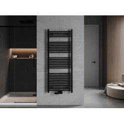 Mexen Ares Fürdöszobai radiátor 1500 x 600 mm, 733 W, fekete - W102-1500-600-00-70 Törölközö száritó radiátor Törölközö száritó radiátor Fürdöszobai radiátor