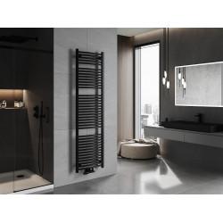 Mexen Ares Fürdöszobai radiátor 1800 x 500 mm, 820 W, fekete - W102-1800-500-00-70 Törölközö száritó radiátor Törölközö száritó radiátor Fürdöszobai radiátor