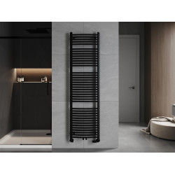 Mexen Ares Fürdöszobai radiátor 1800 x 500 mm, 820 W, fekete - W102-1800-500-00-70 Törölközö száritó radiátor Törölközö száritó radiátor Fürdöszobai radiátor