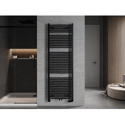 Mexen Ares Fürdöszobai radiátor 1800 x 600 mm, 958 W, fekete - W102-1800-600-00-70 Törölközö száritó radiátor Törölközö száritó radiátor Fürdöszobai radiátor