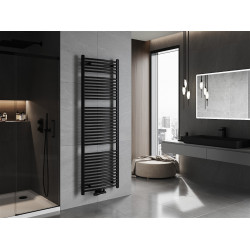Mexen Ares Fürdöszobai radiátor 1800 x 600 mm, 958 W, fekete - W102-1800-600-00-70 Törölközö száritó radiátor Törölközö száritó radiátor Fürdöszobai radiátor