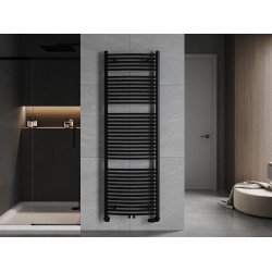 Mexen Ares Fürdöszobai radiátor 1800 x 600 mm, 958 W, fekete - W102-1800-600-00-70 Törölközö száritó radiátor Törölközö száritó radiátor Fürdöszobai radiátor