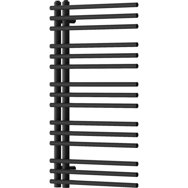 Mexen Neptun Fürdöszobai radiátor 900 x 500 mm, 369 W, fekete - W101-0900-500-00-70 Törölközö száritó radiátor Törölközö száritó radiátor Fürdöszobai radiátor