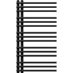 Mexen Neptun Fürdöszobai radiátor 900 x 500 mm, 369 W, fekete - W101-0900-500-00-70 Törölközö száritó radiátor Törölközö száritó radiátor Fürdöszobai radiátor