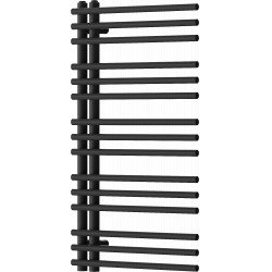 Mexen Neptun Fürdöszobai radiátor 900 x 500 mm, 369 W, fekete - W101-0900-500-00-70 Törölközö száritó radiátor Törölközö száritó radiátor Fürdöszobai radiátor