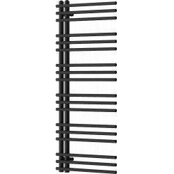Mexen Neptun Fürdöszobai radiátor 1200 x 500 mm, 456 W, fekete - W101-1200-500-00-70 Törölközö száritó radiátor Törölközö száritó radiátor Fürdöszobai radiátor Fürdöszobai radiátor 493834 Mexen