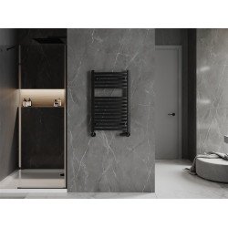 Mexen Helios Fürdöszobai radiátor 800 x 500 mm, 384 W, fekete - W103-0800-500-00-70 Törölközö száritó radiátor Törölközö száritó radiátor Fürdöszobai radiátor
