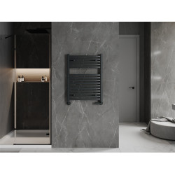 Mexen Helios Fürdöszobai radiátor 800 x 600 mm, 450 W, antracit - W103-0800-600-00-66 Törölközö száritó radiátor Törölközö száritó radiátor Fürdöszobai radiátor