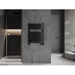 Mexen Helios Fürdöszobai radiátor 800 x 600 mm, 450 W, antracit - W103-0800-600-00-66 Törölközö száritó radiátor Törölközö száritó radiátor Fürdöszobai radiátor
