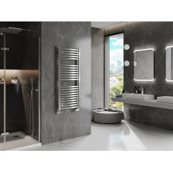 Mexen Helios Fürdöszobai radiátor 1200 x 500 mm, 448 W, króm - W103-1200-500-00-01 Törölközö száritó radiátor Törölközö száritó radiátor Fürdöszobai radiátor