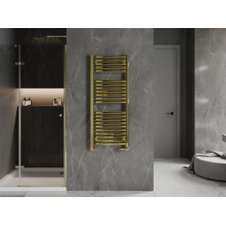 Mexen Helios Fürdöszobai radiátor 1200 x 500 mm, 448 W, arany - W103-1200-500-00-50 Törölközö száritó radiátor Törölközö száritó radiátor Fürdöszobai radiátor
