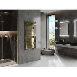 Mexen Helios Fürdöszobai radiátor 1200 x 500 mm, 448 W, arany - W103-1200-500-00-50 Törölközö száritó radiátor Törölközö száritó radiátor Fürdöszobai radiátor Fürdöszobai radiátor 493834 Mexen