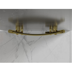 Mexen Helios Fürdöszobai radiátor 1200 x 500 mm, 448 W, arany - W103-1200-500-00-50 Törölközö száritó radiátor Törölközö száritó radiátor Fürdöszobai radiátor