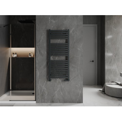 Mexen Helios Fürdöszobai radiátor 1200 x 500 mm, 567 W, antracit - W103-1200-500-00-66 Törölközö száritó radiátor Törölközö száritó radiátor Fürdöszobai radiátor