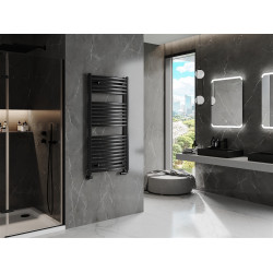 Mexen Helios Fürdöszobai radiátor 1200 x 600 mm, 664 W, fekete - W103-1200-600-00-70 Törölközö száritó radiátor Törölközö száritó radiátor Fürdöszobai radiátor Fürdöszobai radiátor 493834 Mexen