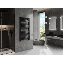 Mexen Helios Fürdöszobai radiátor 1200 x 600 mm, 664 W, fekete - W103-1200-600-00-70 Törölközö száritó radiátor Törölközö száritó radiátor Fürdöszobai radiátor