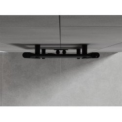 Mexen Hades Fürdöszobai radiátor 800 x 400 mm, 315 W, fekete - W104-0800-400-00-70 Törölközö száritó radiátor Törölközö száritó radiátor Fürdöszobai radiátor