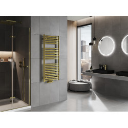 Mexen Hades Fürdöszobai radiátor 1200 x 500 mm, 444 W, arany - W104-1200-500-00-50 Törölközö száritó radiátor Törölközö száritó radiátor Fürdöszobai radiátor Fürdöszobai radiátor 493834 Mexen