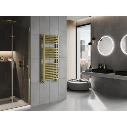 Mexen Hades Fürdöszobai radiátor 1200 x 500 mm, 444 W, arany - W104-1200-500-00-50 Törölközö száritó radiátor Törölközö száritó radiátor Fürdöszobai radiátor
