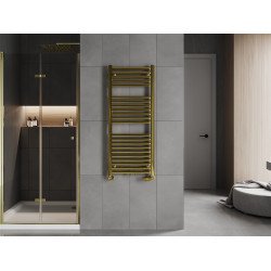 Mexen Hades Fürdöszobai radiátor 1200 x 500 mm, 444 W, arany - W104-1200-500-00-50 Törölközö száritó radiátor Törölközö száritó radiátor Fürdöszobai radiátor