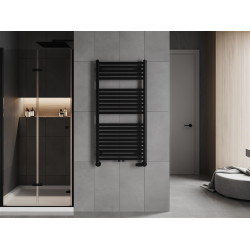 Mexen Hades Fürdöszobai radiátor 1200 x 600 mm, 659 W, fekete - W104-1200-600-00-70 Törölközö száritó radiátor Törölközö száritó radiátor Fürdöszobai radiátor