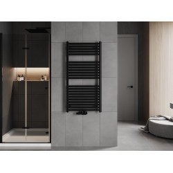 Mexen Hades Fürdöszobai radiátor 1200 x 600 mm, 659 W, fekete - W104-1200-600-00-70 Törölközö száritó radiátor Törölközö száritó radiátor Fürdöszobai radiátor