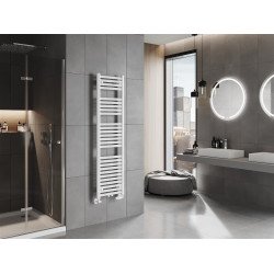 Mexen Hades Fürdöszobai radiátor 1500 x 400 mm, 574 W, fehér - W104-1500-400-00-20 Törölközö száritó radiátor Törölközö száritó radiátor Fürdöszobai radiátor