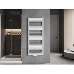Mexen Hades Fürdöszobai radiátor 1500 x 600 mm, 812 W, fehér - W104-1500-600-00-20 Törölközö száritó radiátor Törölközö száritó radiátor Fürdöszobai radiátor