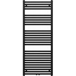 Mexen Hades Fürdöszobai radiátor 1500 x 600 mm, 812 W, fekete - W104-1500-600-00-70 Törölközö száritó radiátor Törölközö száritó radiátor Fürdöszobai radiátor