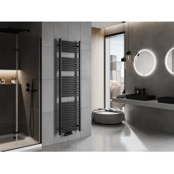 Mexen Hades Fürdöszobai radiátor 1800 x 500 mm, 843 W, fekete - W104-1800-500-00-70 Törölközö száritó radiátor Törölközö száritó radiátor Fürdöszobai radiátor Fürdöszobai radiátor 493834 Mexen