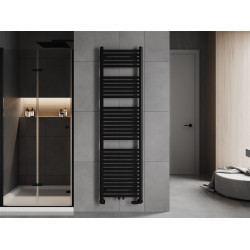Mexen Hades Fürdöszobai radiátor 1800 x 500 mm, 843 W, fekete - W104-1800-500-00-70 Törölközö száritó radiátor Törölközö száritó radiátor Fürdöszobai radiátor