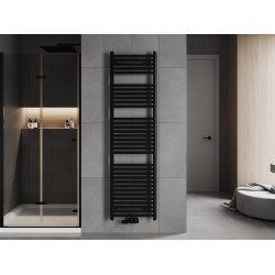 Mexen Hades Fürdöszobai radiátor 1800 x 500 mm, 843 W, fekete - W104-1800-500-00-70 Törölközö száritó radiátor Törölközö száritó radiátor Fürdöszobai radiátor