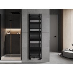 Mexen Hades Fürdöszobai radiátor 1800 x 500 mm, 843 W, fekete - W104-1800-500-00-70 Törölközö száritó radiátor Törölközö száritó radiátor Fürdöszobai radiátor