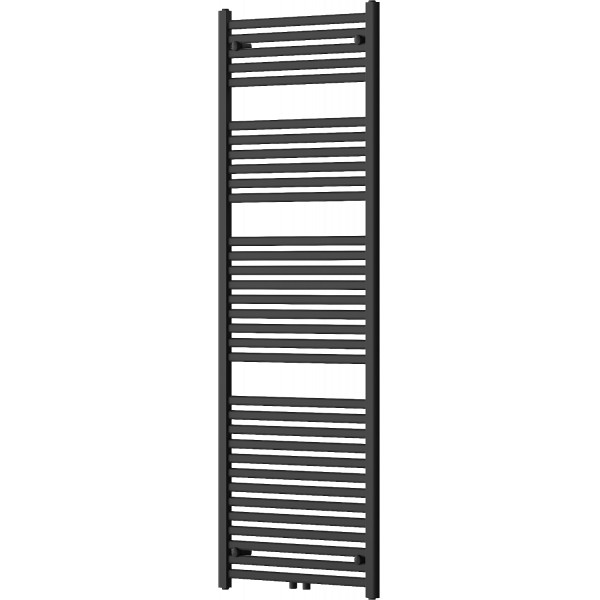 Mexen Hades Fürdöszobai radiátor 1800 x 600 mm, 988 W, fekete - W104-1800-600-00-70 Törölközö száritó radiátor Törölközö száritó radiátor Fürdöszobai radiátor