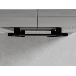 Mexen Uran Fürdöszobai radiátor 800 x 500 mm, 359 W, fekete - W105-0800-500-00-70 Törölközö száritó radiátor Törölközö száritó radiátor Fürdöszobai radiátor